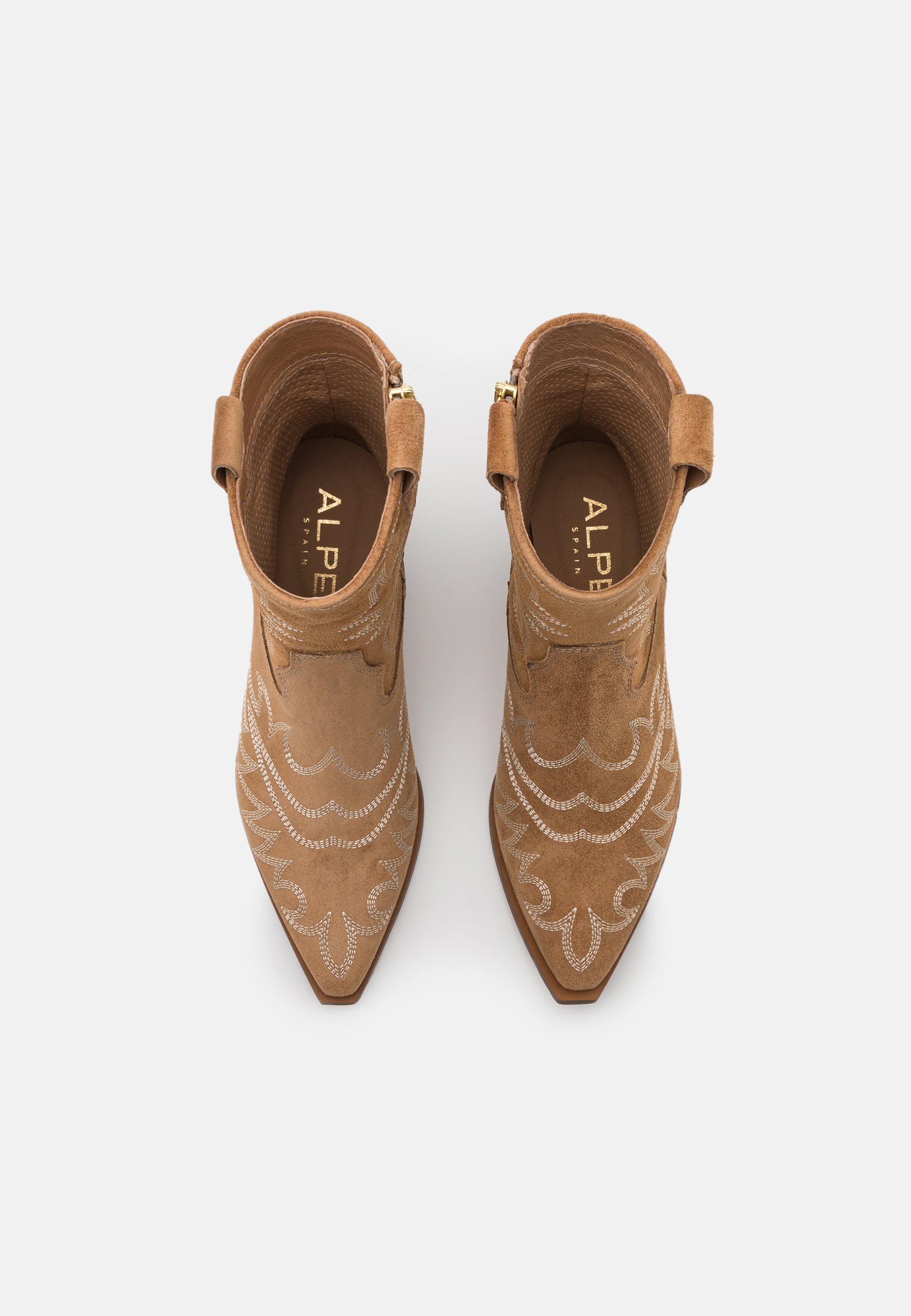 Alpe TEJANA - Botines camperos - cognac/coñac - Zalando.es