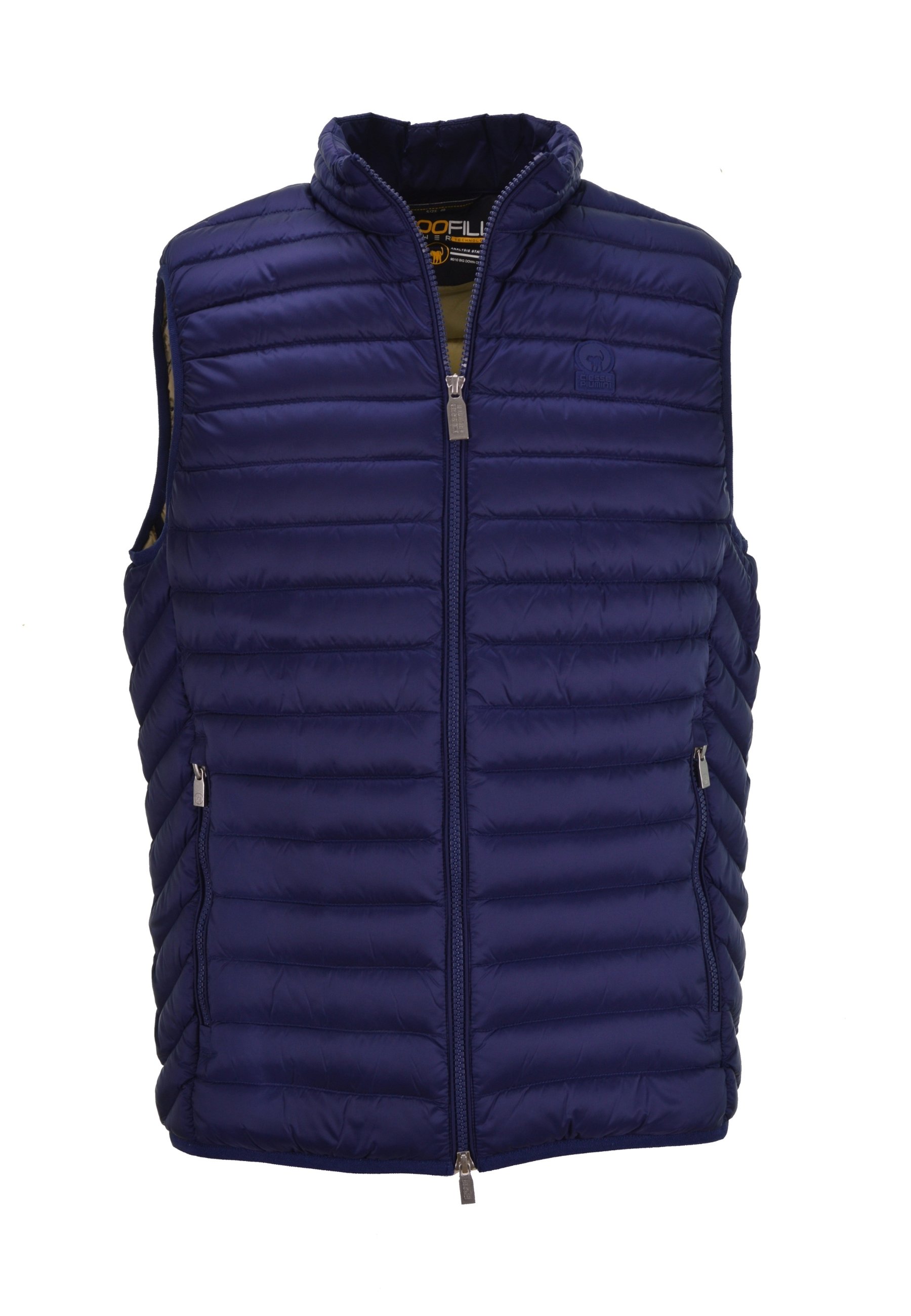Gilet Imbottito CIESSE PIUMINI Melvin – Vera Piuma 800 Fill Power, Rosso, Senza Maniche