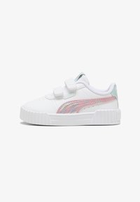 Puma CARINA SPACE BELLE Lauflernschuh white pinkscape/weiß