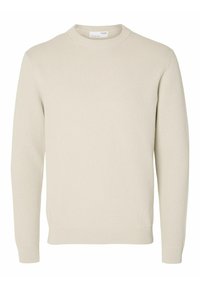 Selected Homme Stickad tröja - beige