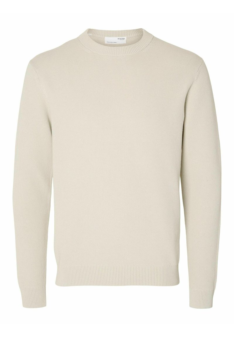 Selected Homme Stickad tröja - beige