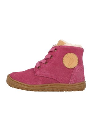 NORDY BAREFOOT UNISEX - Šņorējami puszābaki - fuxia