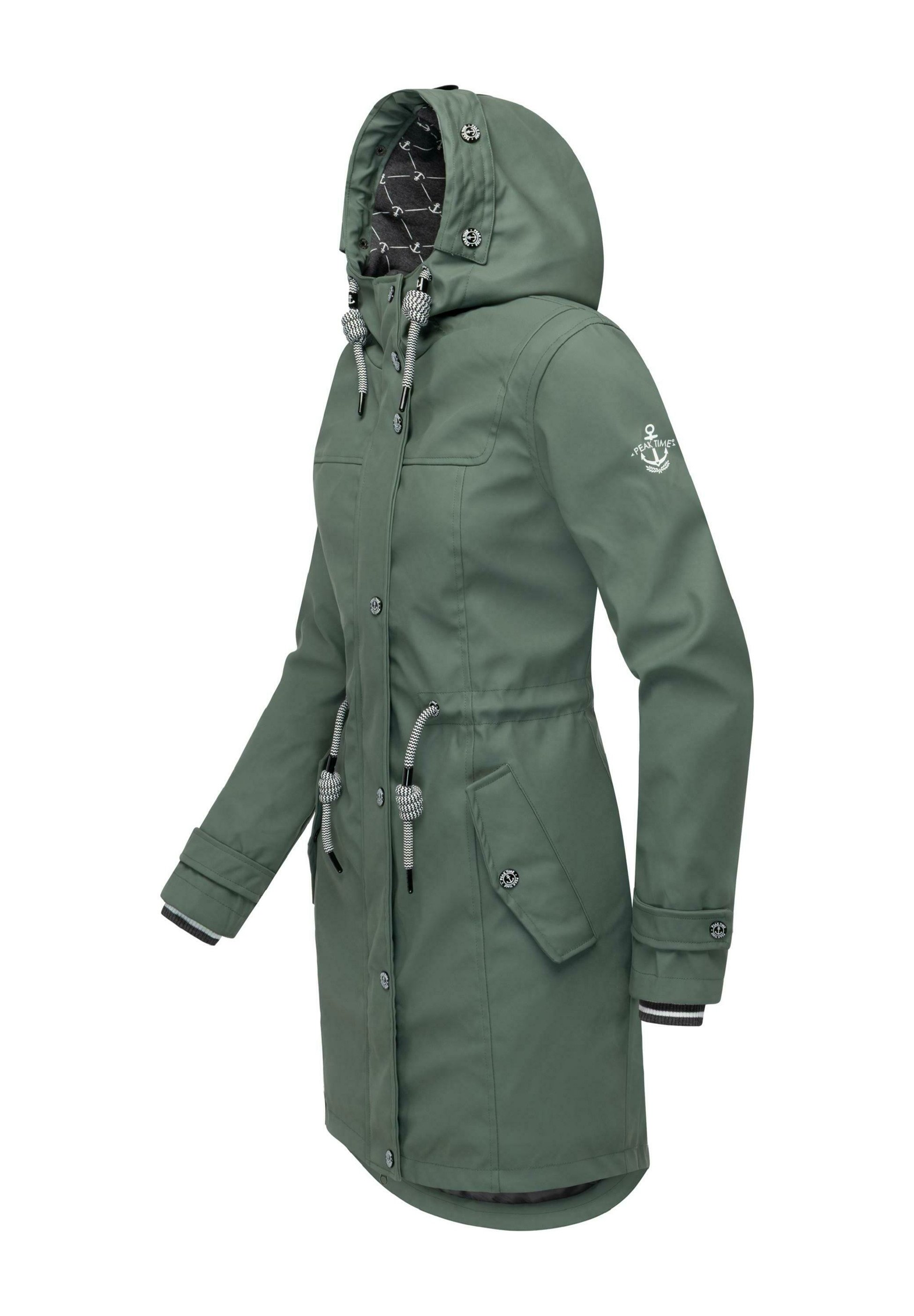Peak Time Parka - balsam green/mottled green - Zalando.co.uk