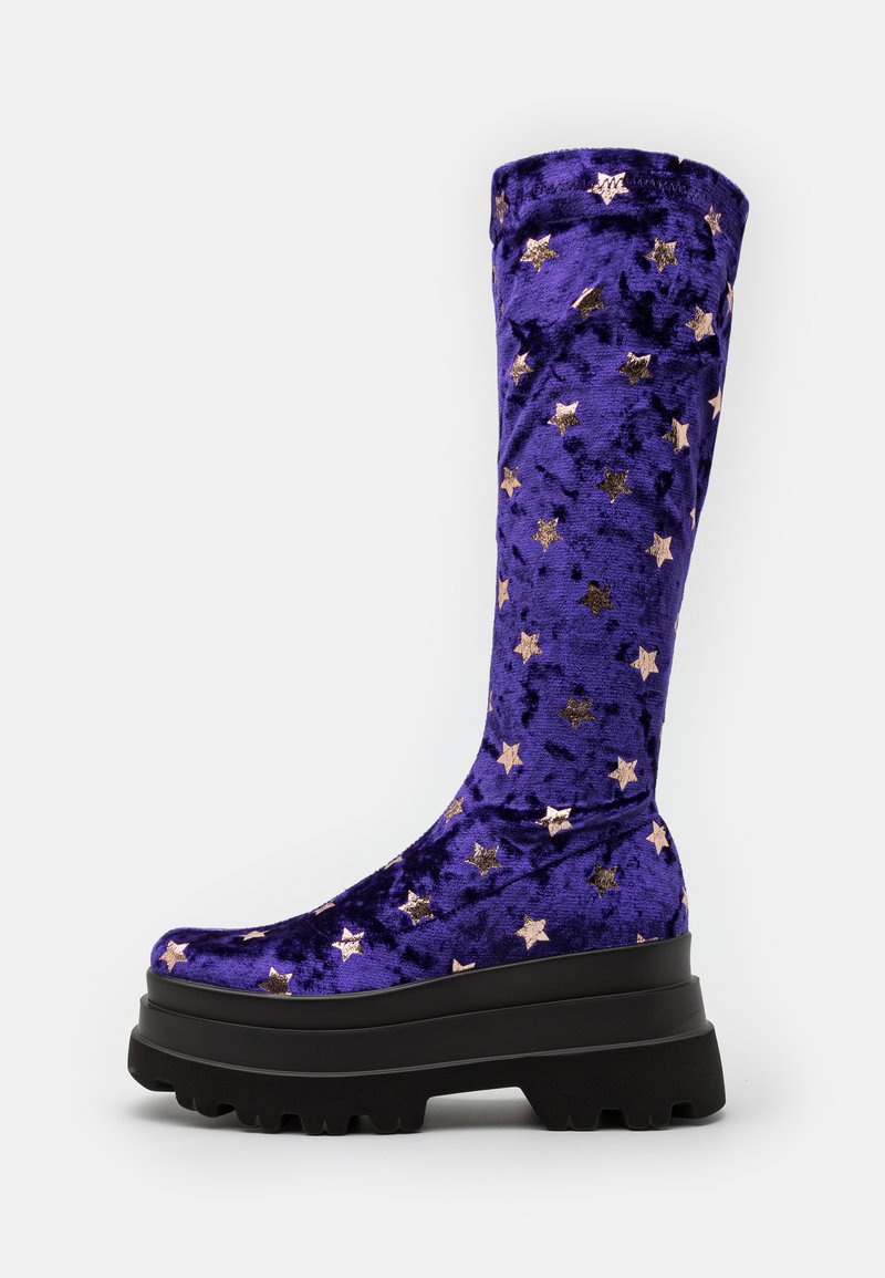 Koi Footwear CELESTIAL DUSK TRIDENT LONG BOOTS Cizme cu platformă