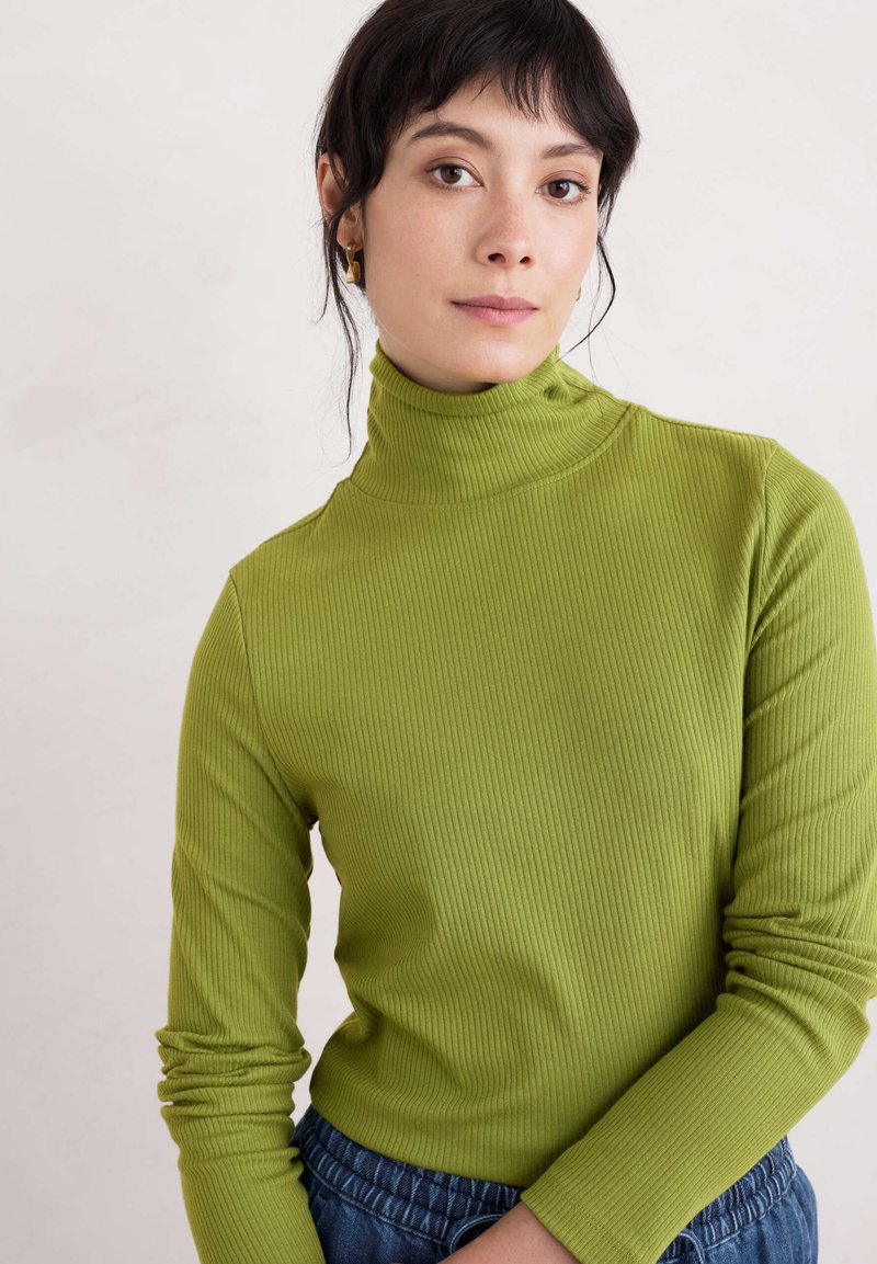 Seasalt Cornwall HAZEL - Langarmshirt - green dark citron