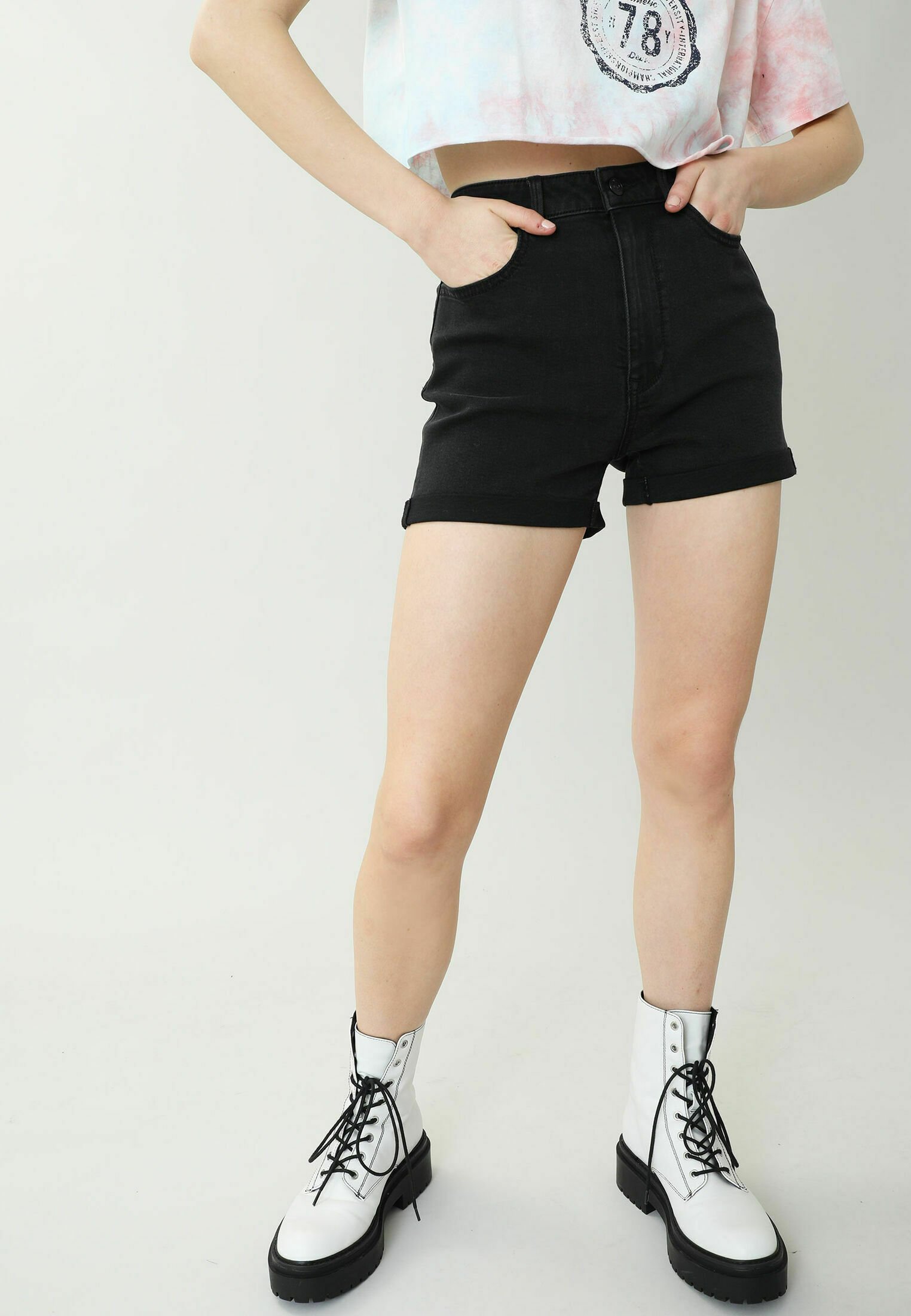 Pimkie Short en jean - schwarz/noir - ZALANDO.BE