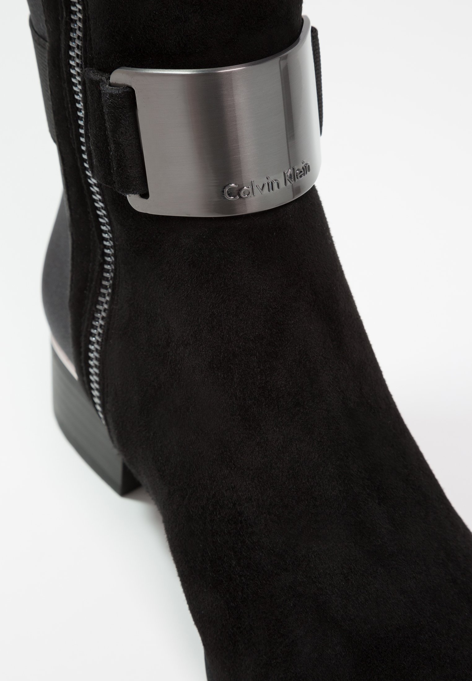 GENNIE Overknee laarzen blackgunmetal GENNIE Overknee laarzen blackgunmetal