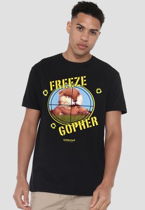 Warner Brothers, CADDYSHACK FREEZE GOPHER - Print T-shirt - black