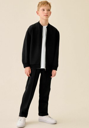 Next, REGULAR FIT - SMART BOMBER JACKET - Sweatjakke - black interlock