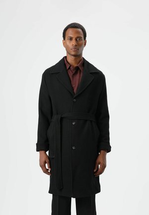 BELTED - Trenchcoat - black