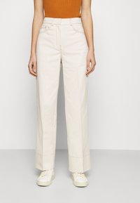 Selected Femme Tygbyxor - off-white