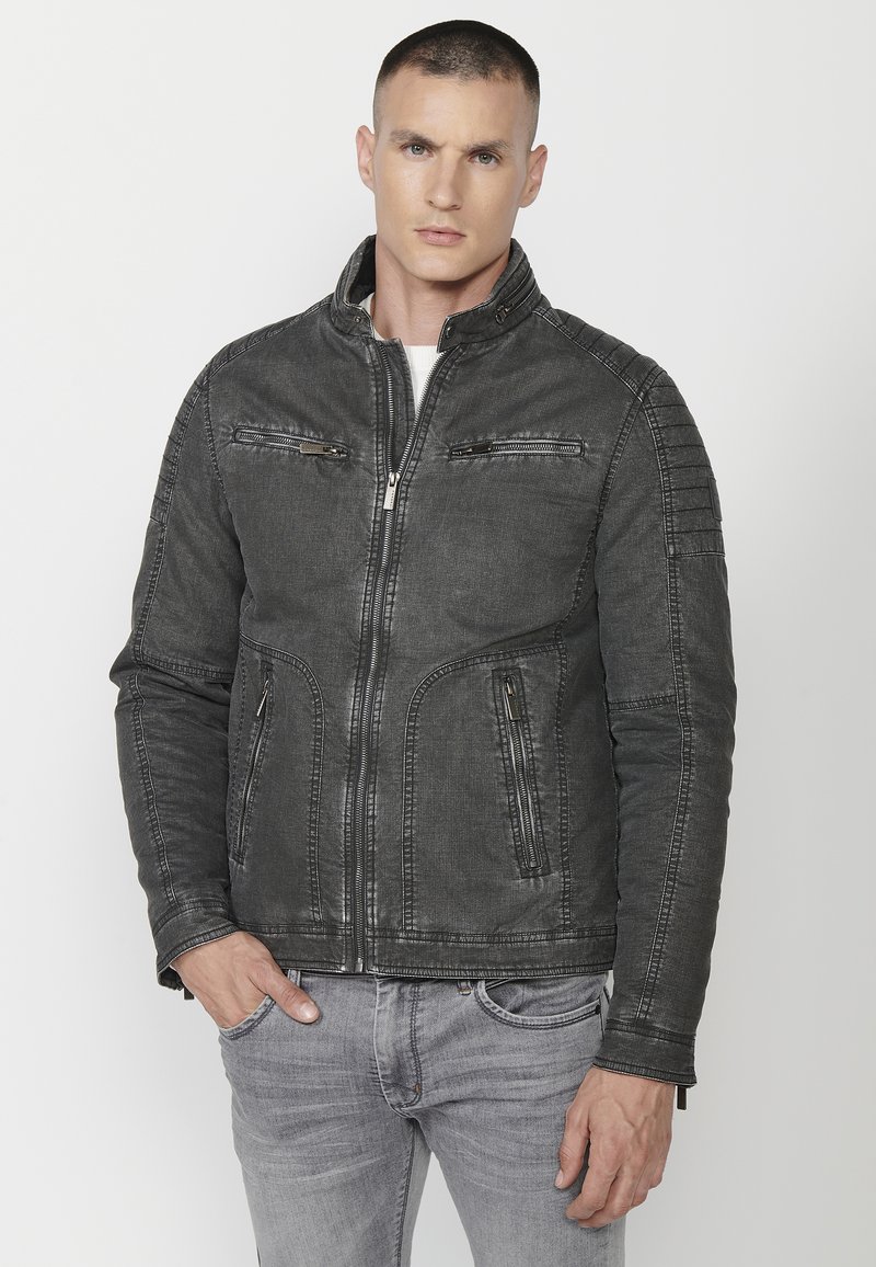 Koroshi Jachetă din denim - black