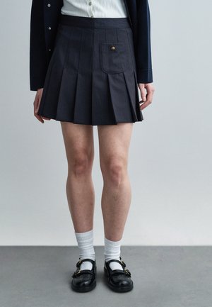 THEANIS - Πλισέ φούστα - marine