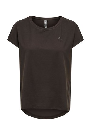 ONLY Play, ONPAUBREE LIFE ON SS BAT LOOSE TEE NOOS - Sport T-Shirt - chocolate torte