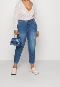 ONLY Curve Vaqueros rectos - dark-blue denim