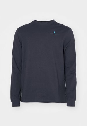 Klättermusen ROOT LOGO TEE - Pikkade varrukatega topp - raven