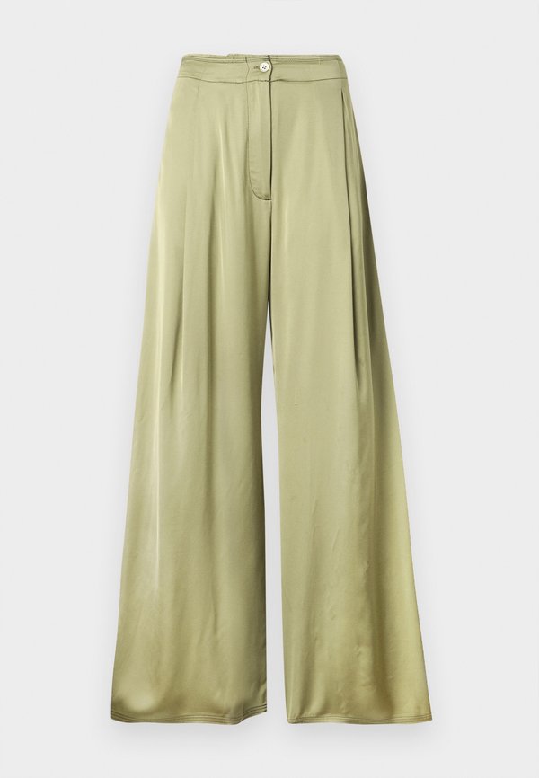 FISHER - Trousers - sage khaki3