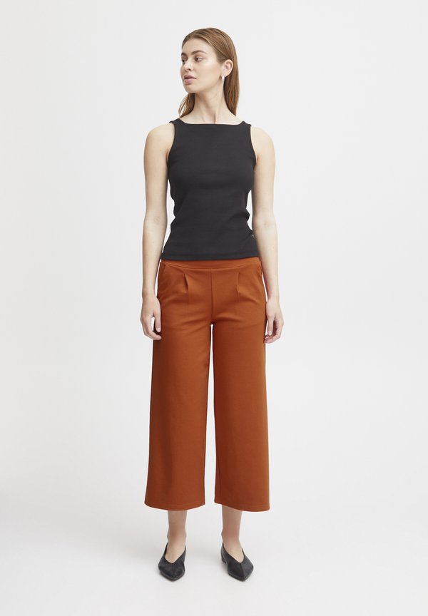 KATE SUS WIDE - Trousers - rooibos tea4