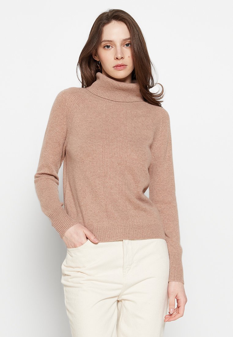 Just Cashmere Trui lichtbruin Just Cashmere Trui lichtbruin