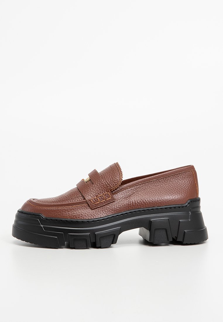 Pollini Instappers donkerbruin Pollini Instappers donkerbruin