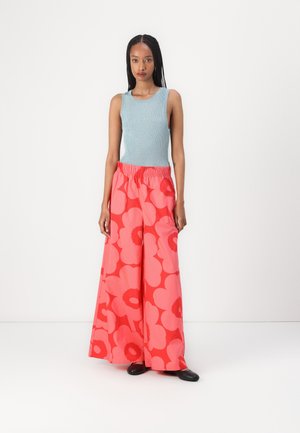 Marimekko VOIMAKUKKA UNIKKO - Trousers - red/pink