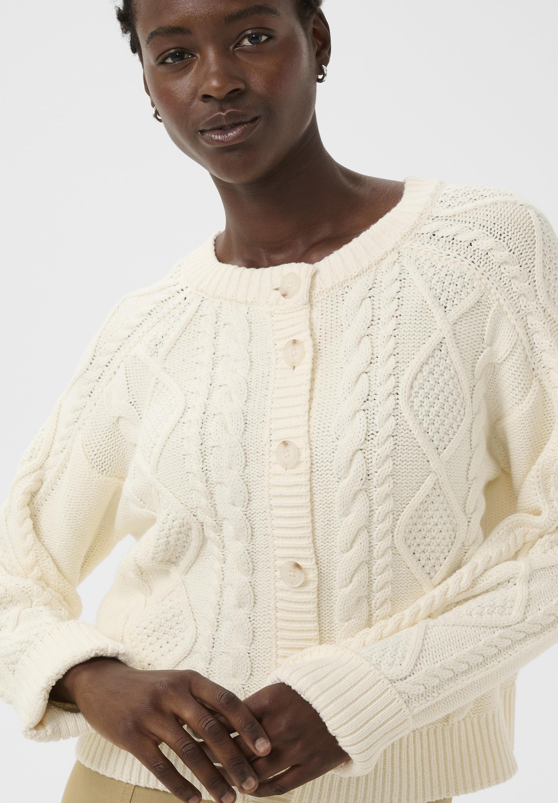 Part Two ZAYRAPW CA - Cardigan - whisper white/off-white - Zalando.ie