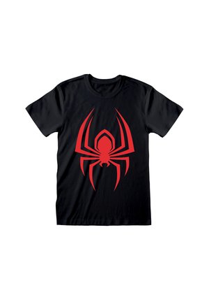 MARVEL VIDEO GAME SPIDER-MAN - MILES MORALES HANGING - T-shirt imprimé - black