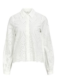 OBJBITTEN - Button-down blouse - cloud dancer