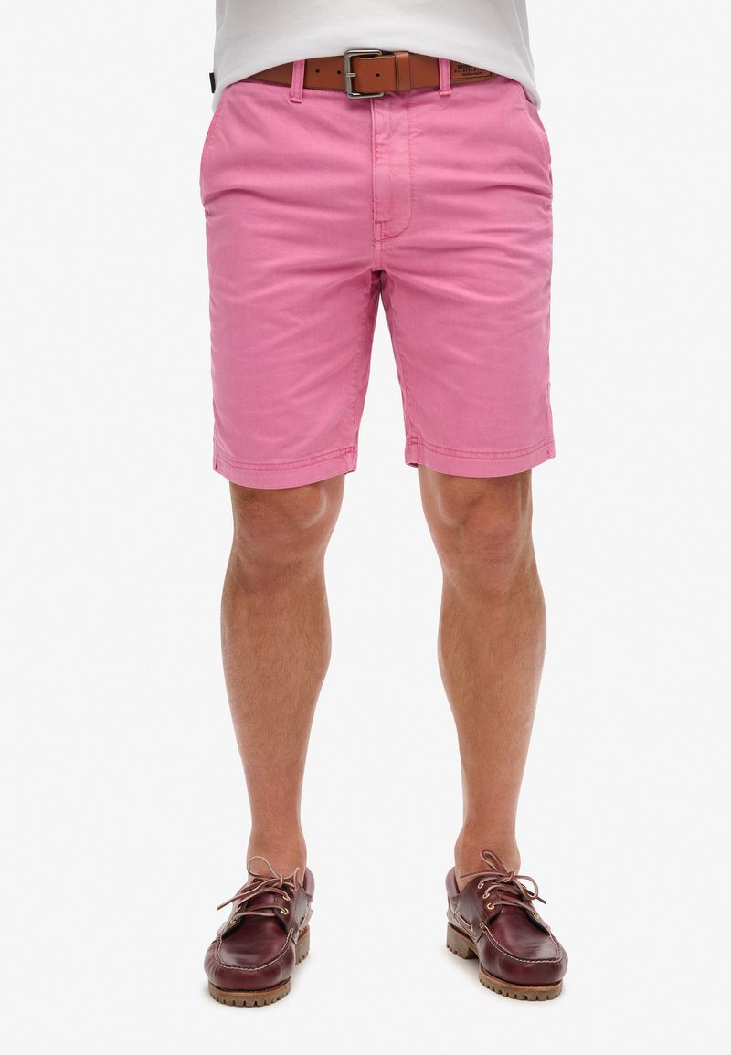 Superdry & Co OFFICER - Shorts - washed pink