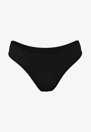 Yenita RIBBED COLLECTION - Tanga - schwarz