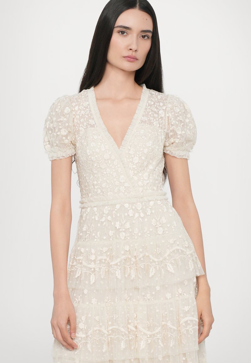 knee length dresses for ladies Layered Lace Midaxi Dress main image 1