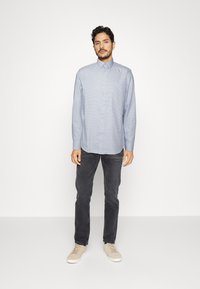 Selected Homme - Surchemise à poche double et fermeture éclair - Bleu