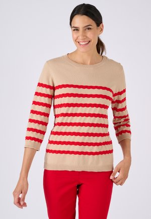 RAYURES FANTAISIE - Strickpullover - red striped