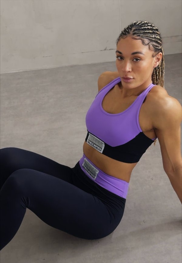 WOMENS - Medium support sports bra - lila3