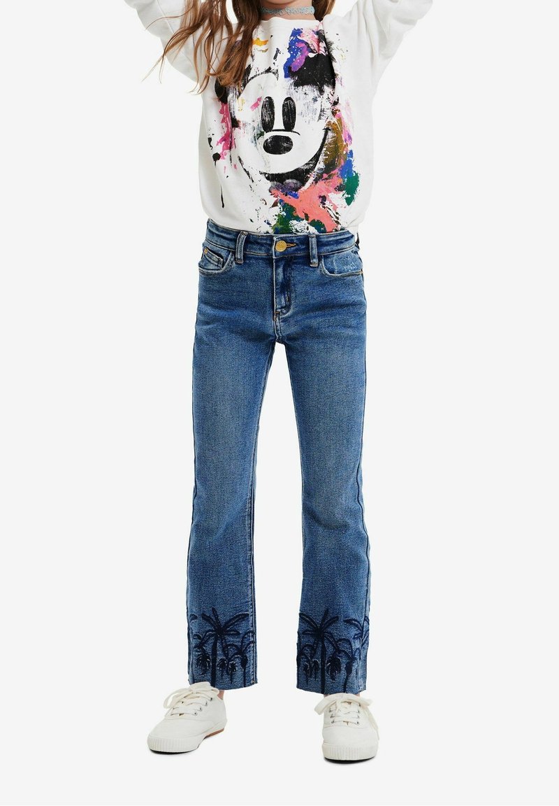 Desigual Vaqueros a campana - blue
