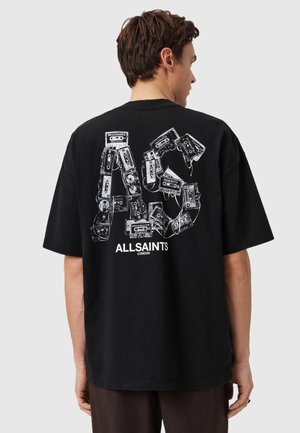 MIXTAPE SS CREW - T-Shirt print - jet black
