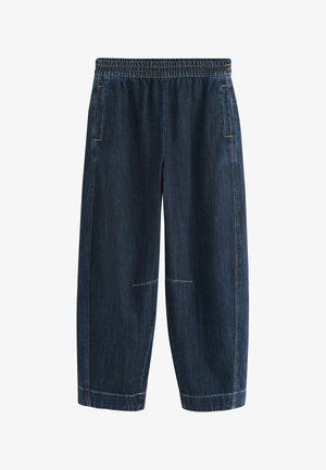 Next, REGULAR FIT - PULL ON BARREL LEG JEANS . - Relaxed fit jeans - dark blue