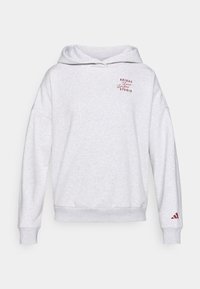 3 STRIPES STUDIO HOODIE - Mikina s kapucňou - light grey heather
