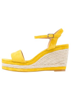 Sandali con tacco - yellow