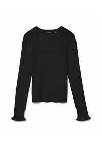 Stickad tröja - black