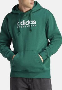 adidas Performance Felpa con cappuccio - green