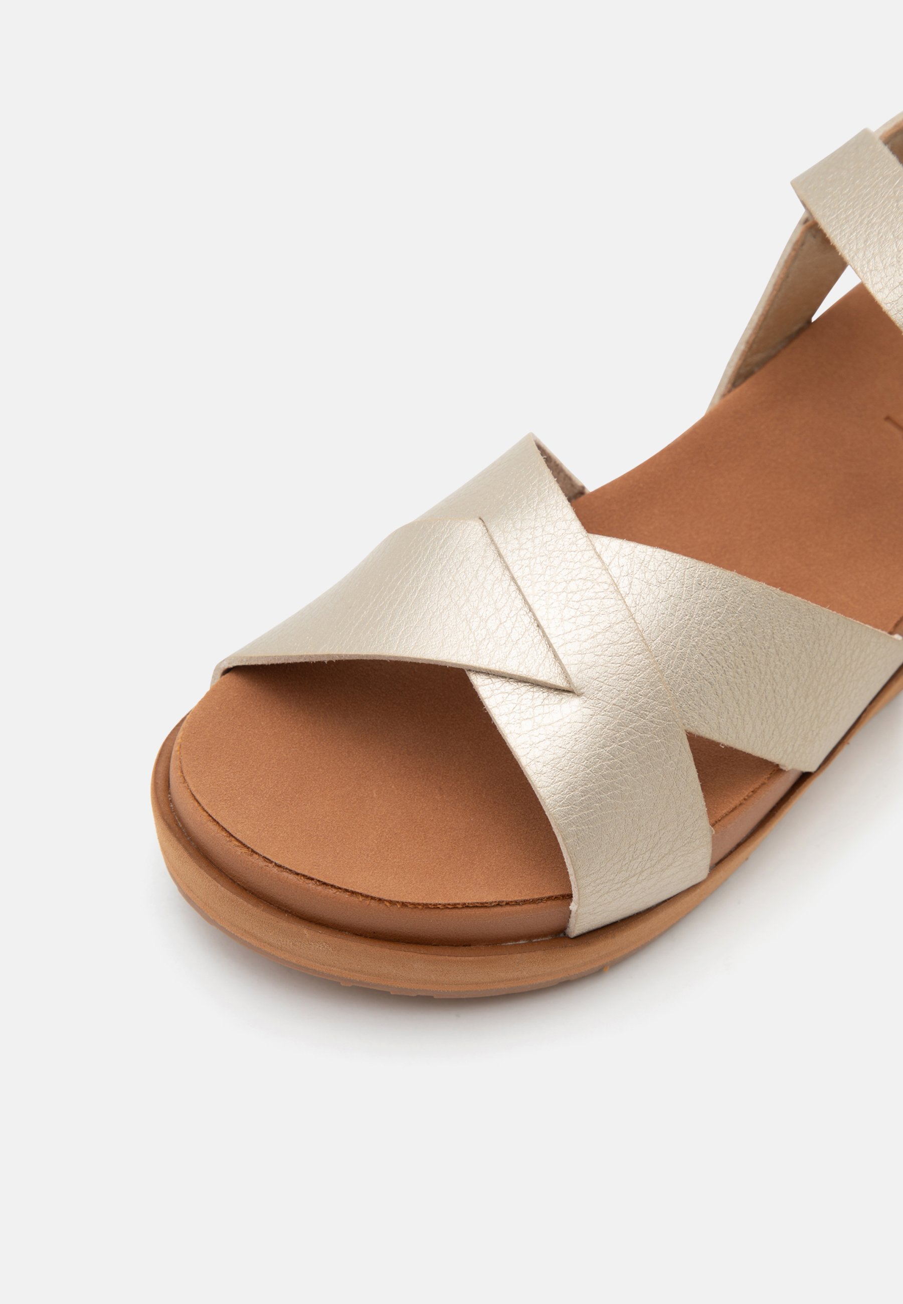 Roxy KAMILA - Platform sandals - metallic/gold-coloured - Zalando