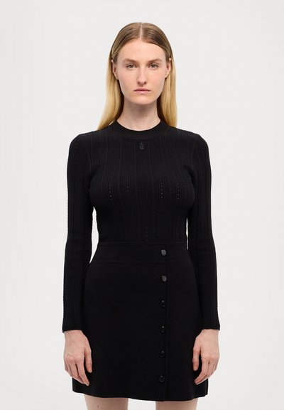 sandro Strickkleid - noir