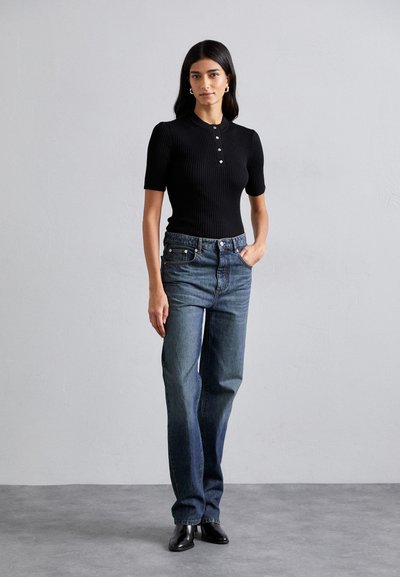 Filippa K BUTTONED - Pullover - black