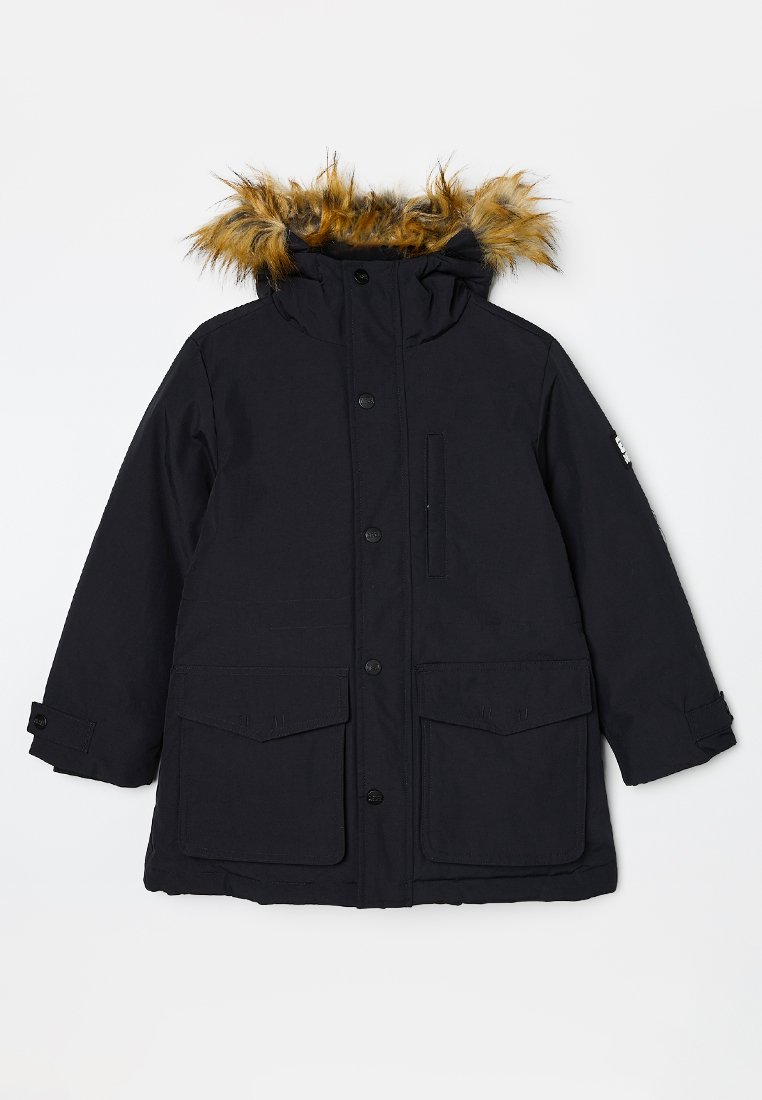 Diesel Wintermantel zwart Diesel Wintermantel zwart