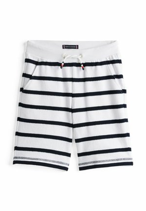 TEXTURED BRETON STRIPE - Træningsbukser - white navy breton stripe