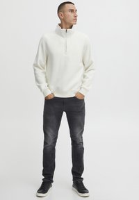 Blend BHHALFZIP - Sudadera - egret