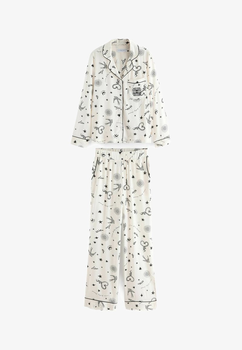 Never Fully Dressed REGULAR FIT BUTTON THROUGH - Pyjamas - cream