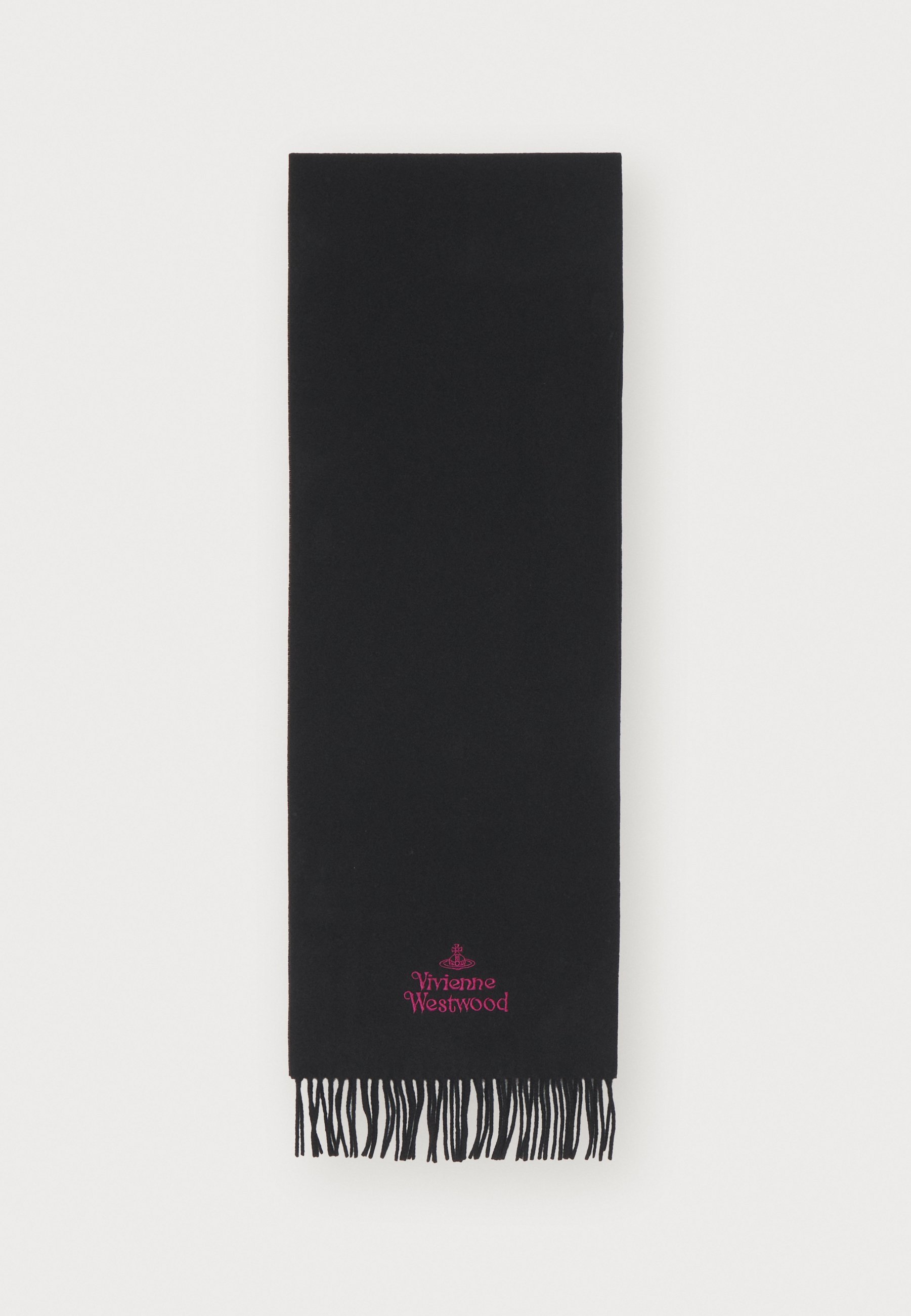 【Vivienne Westwood】 (W) Double Logo Scarf Black VIVIENNE WESTWOOD Double Logo Scarf / Black / Women's Wrap
