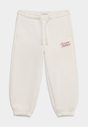 Tommy Hilfiger, TOMMY SCRIPT SWEATPANTS - Trainingsbroek - off white